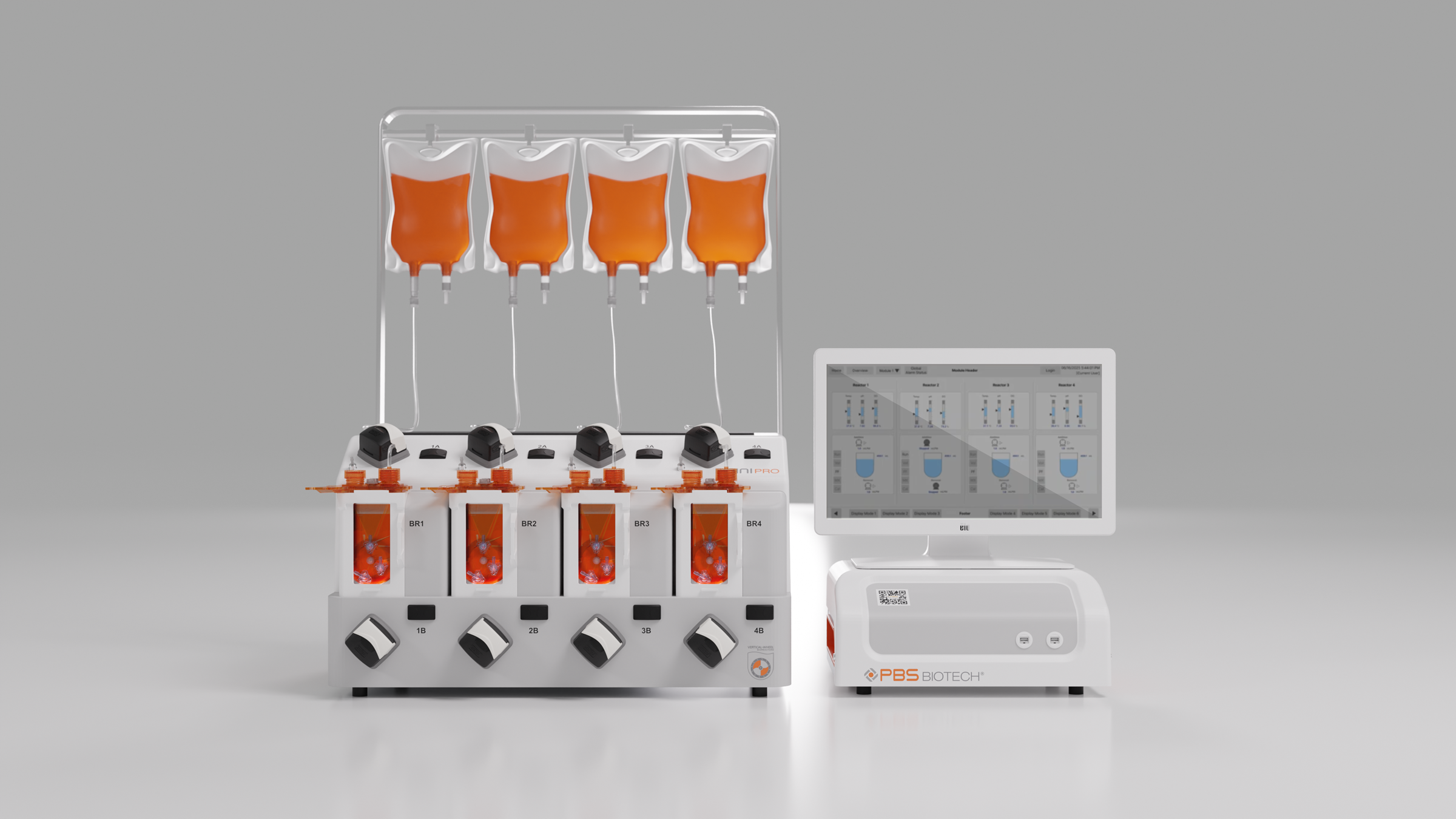 pbs minipro vertical wheel bioreactor from pbs biotech
