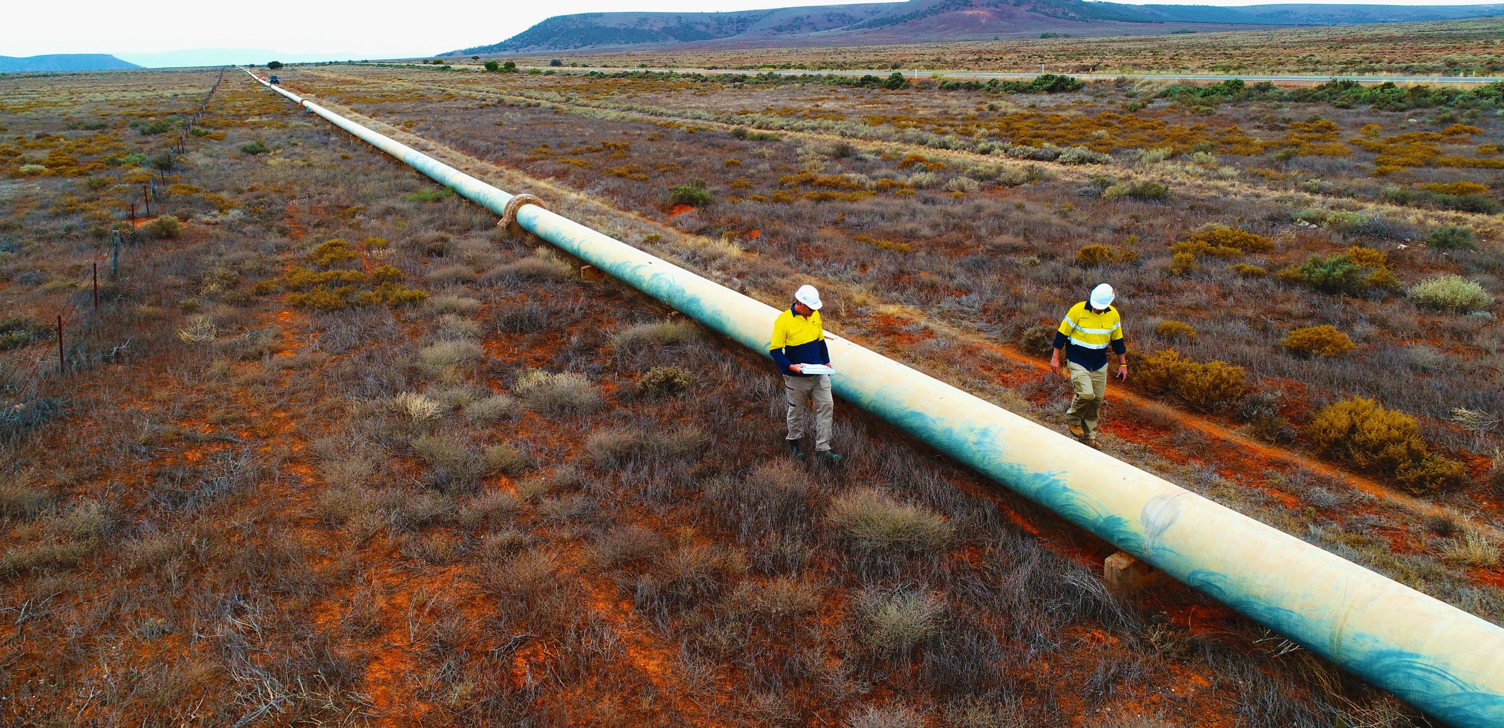 Pipeline inspection in Australian Outback