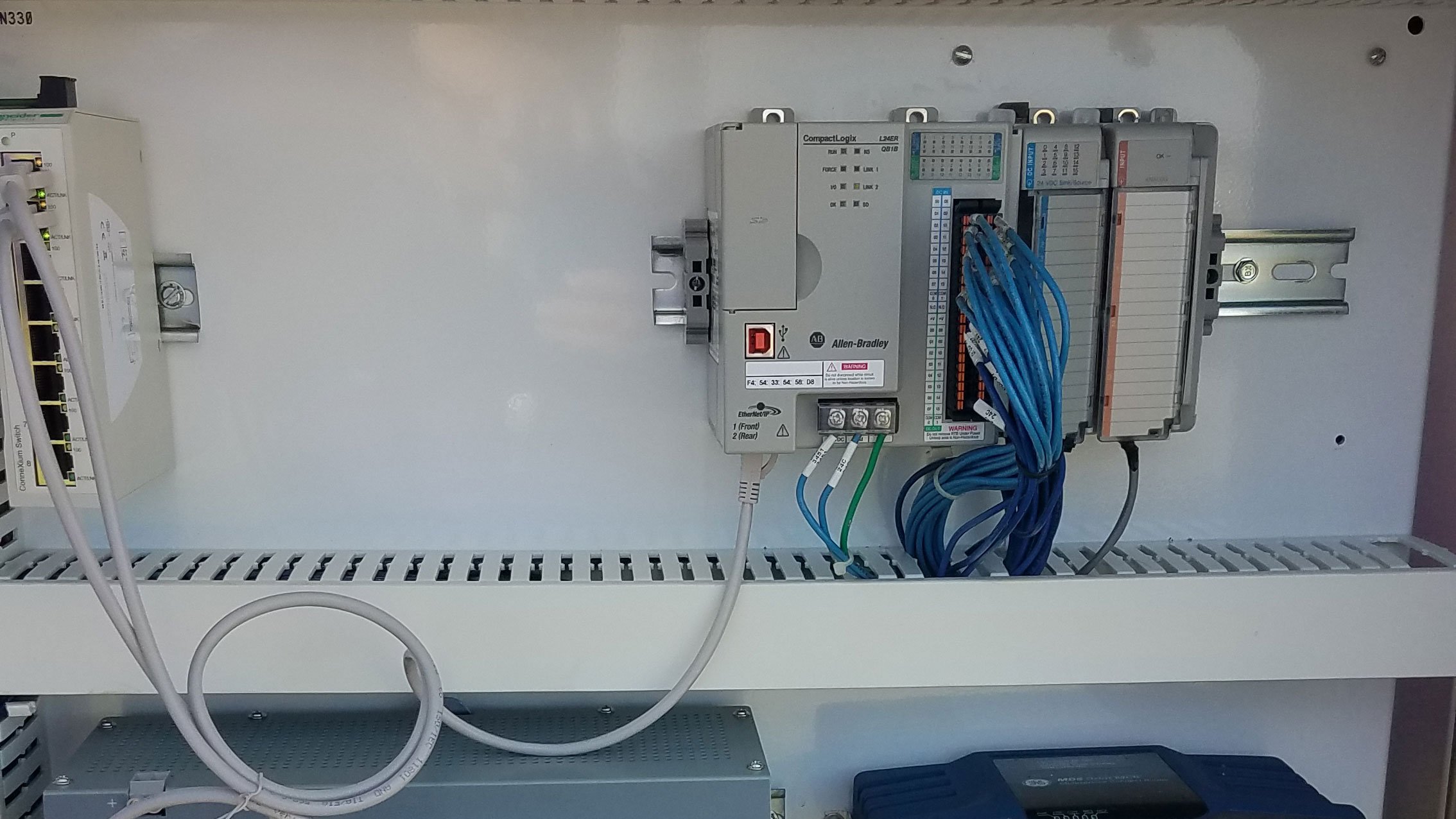 PLC Cabinet at Commerce Controls Customer