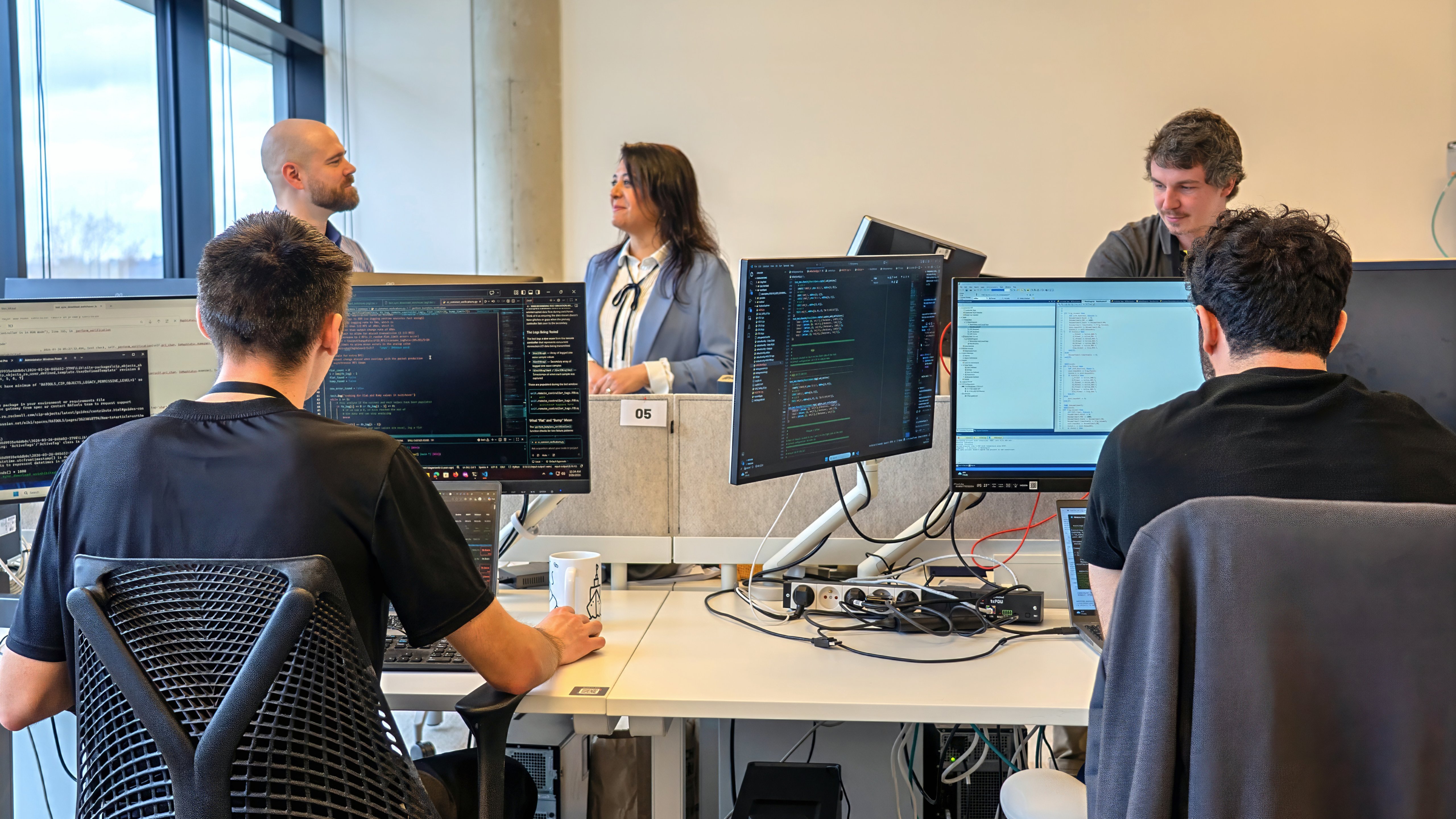 Employees in Prague office in Czech Republic