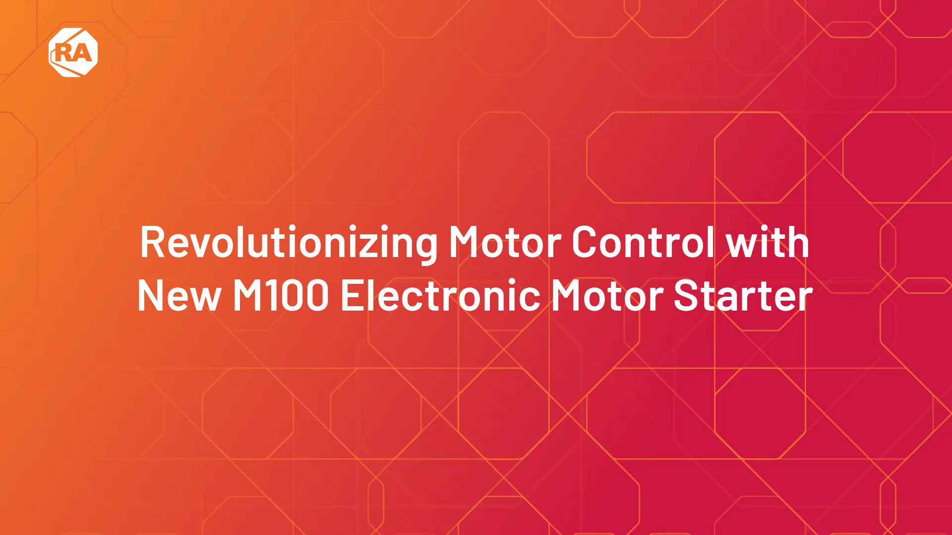Revolutionizing Motor Control with New M100 Electronic Motor Starter