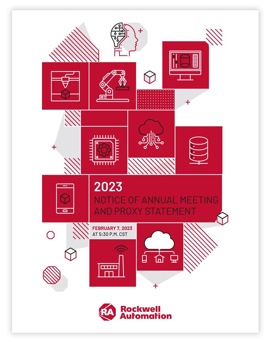 Cover image of Rockwell Automation Annual Report on 10-K 2022 available to download
