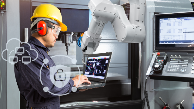 Plan floor manager uses cloud based cyber tools and solutions from Rockwell and Microsoft.