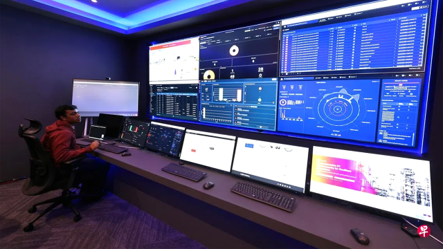 Secure digital network concept.