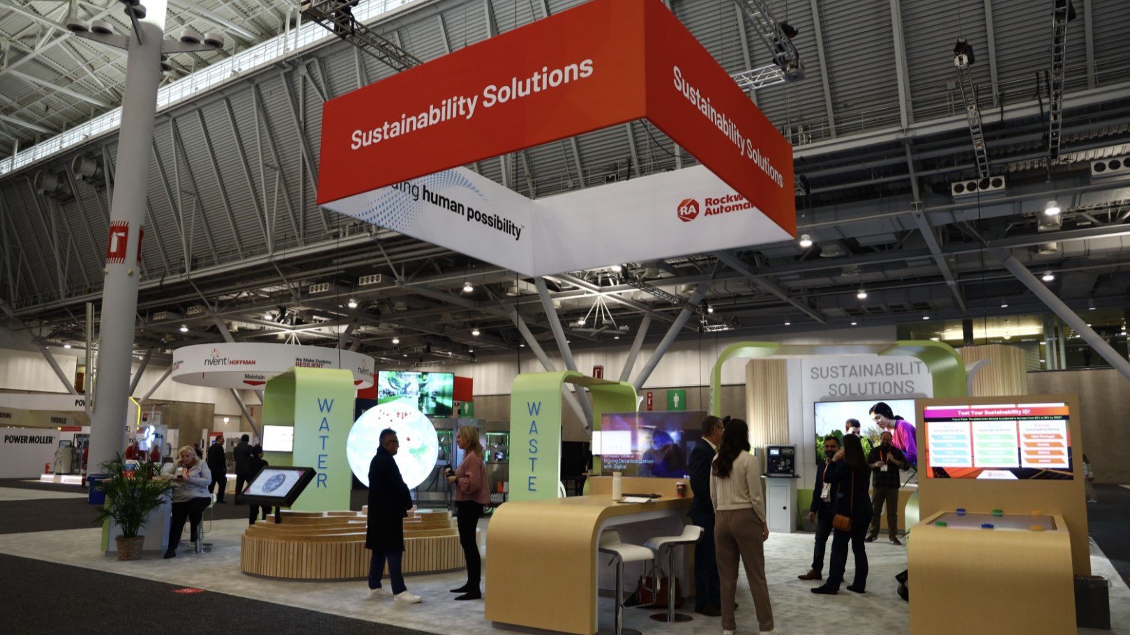 Stand de sustentabilidade en Automation Fair 2023