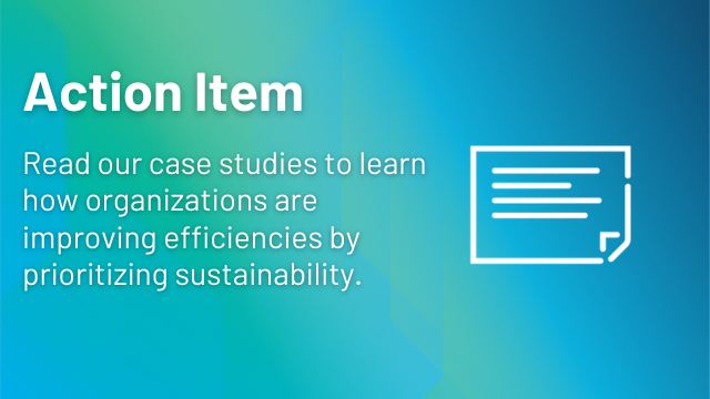 Read our case studies on sustainable industrial organizations