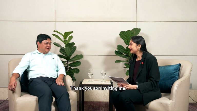 Partner Qui Long Refrigeration Electrical Engineering Technology general director assistant Dang Ngoc Bach,  shares his insight during ROKStudio.