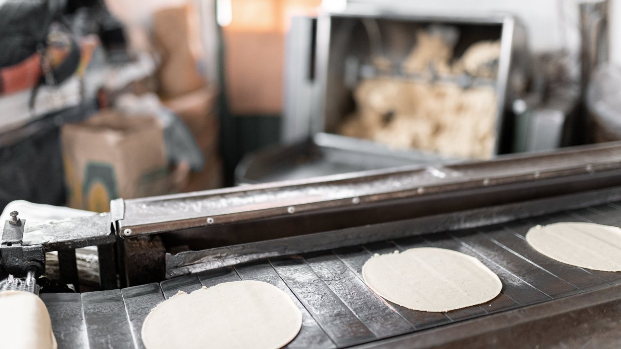 tortilla production line