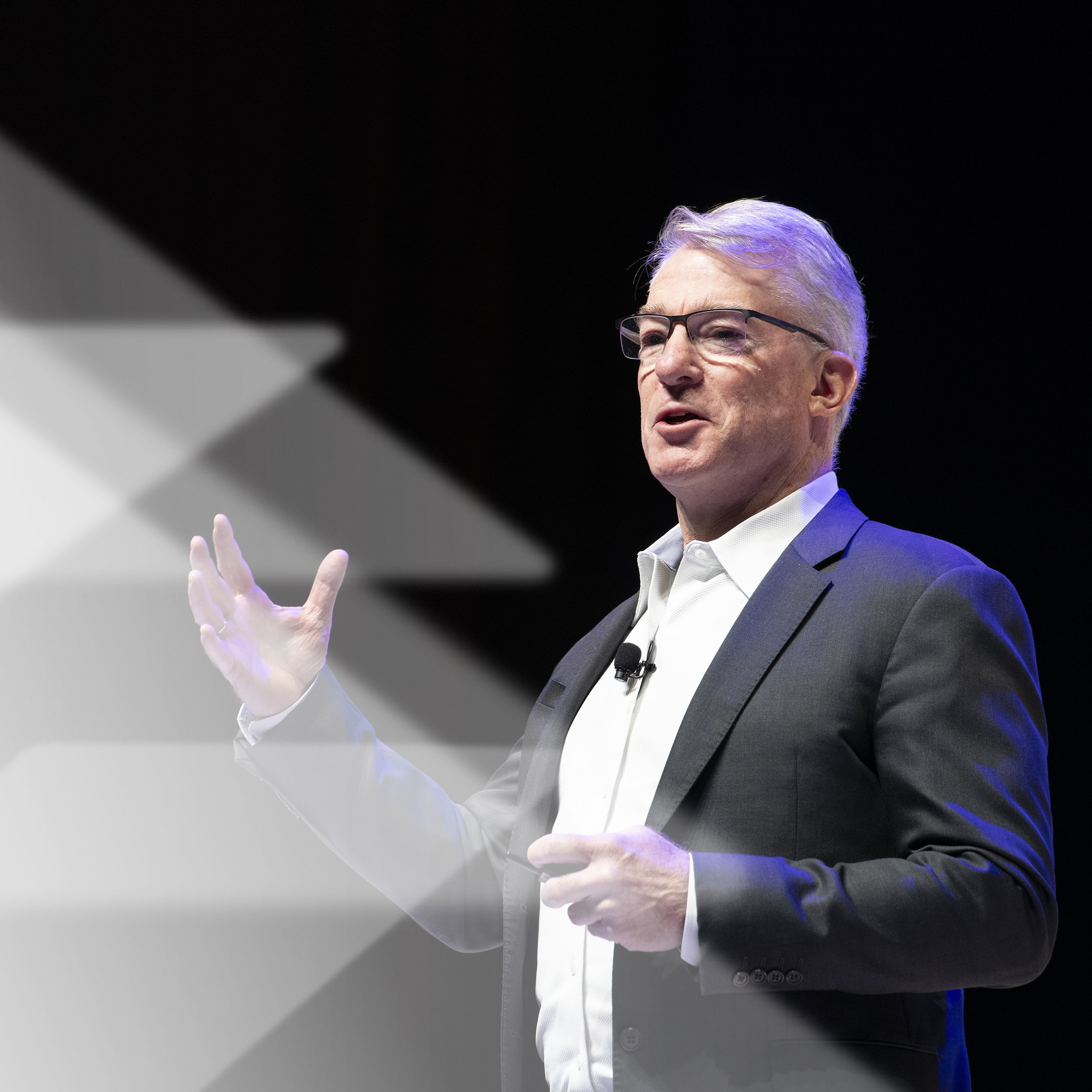 Blake Moret presenting at the annual ROK Investor Day Conference for Rockwell Automation