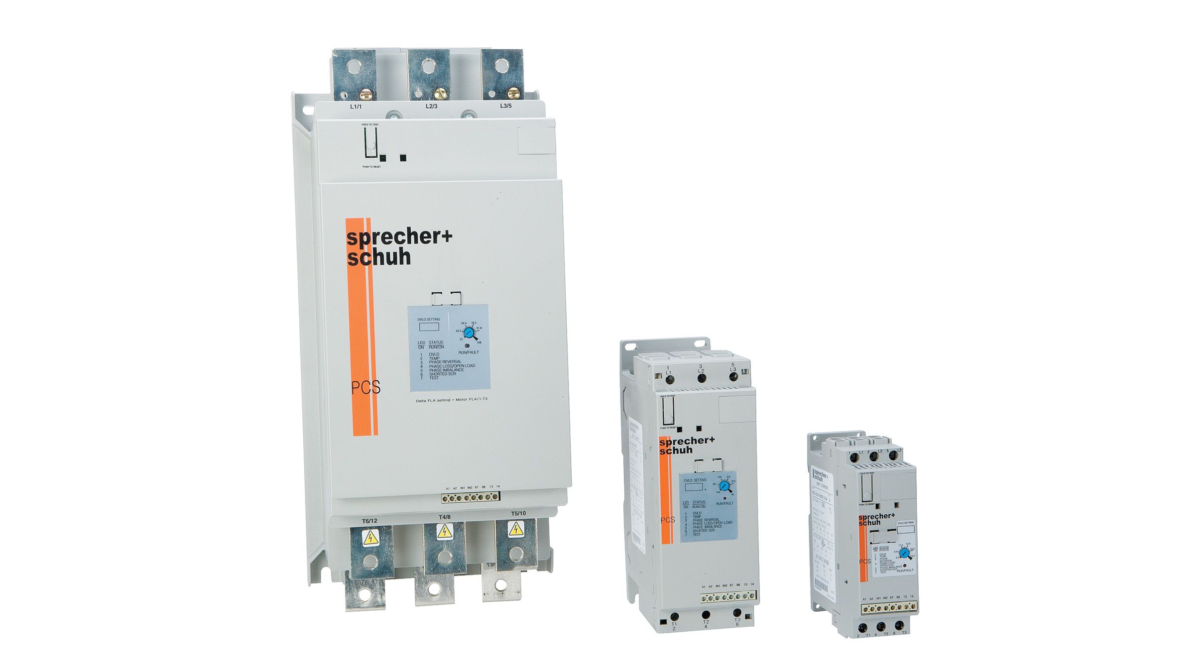 Economical solid-state controller with rich features designed for 3-phase motors up to 400 HP