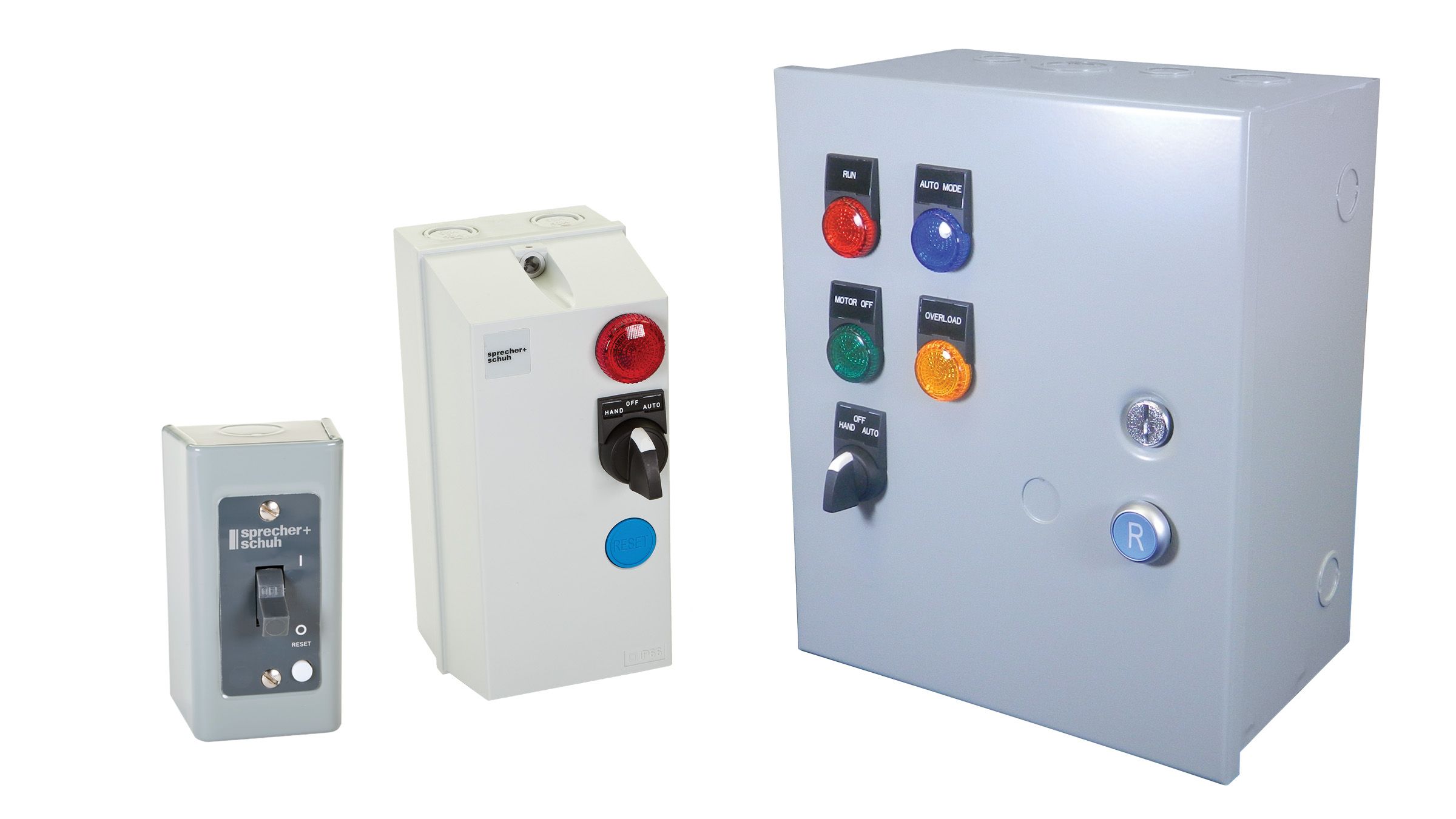 Fractional Manual, Non-Combination & Combination starters labeled for NEMA applications