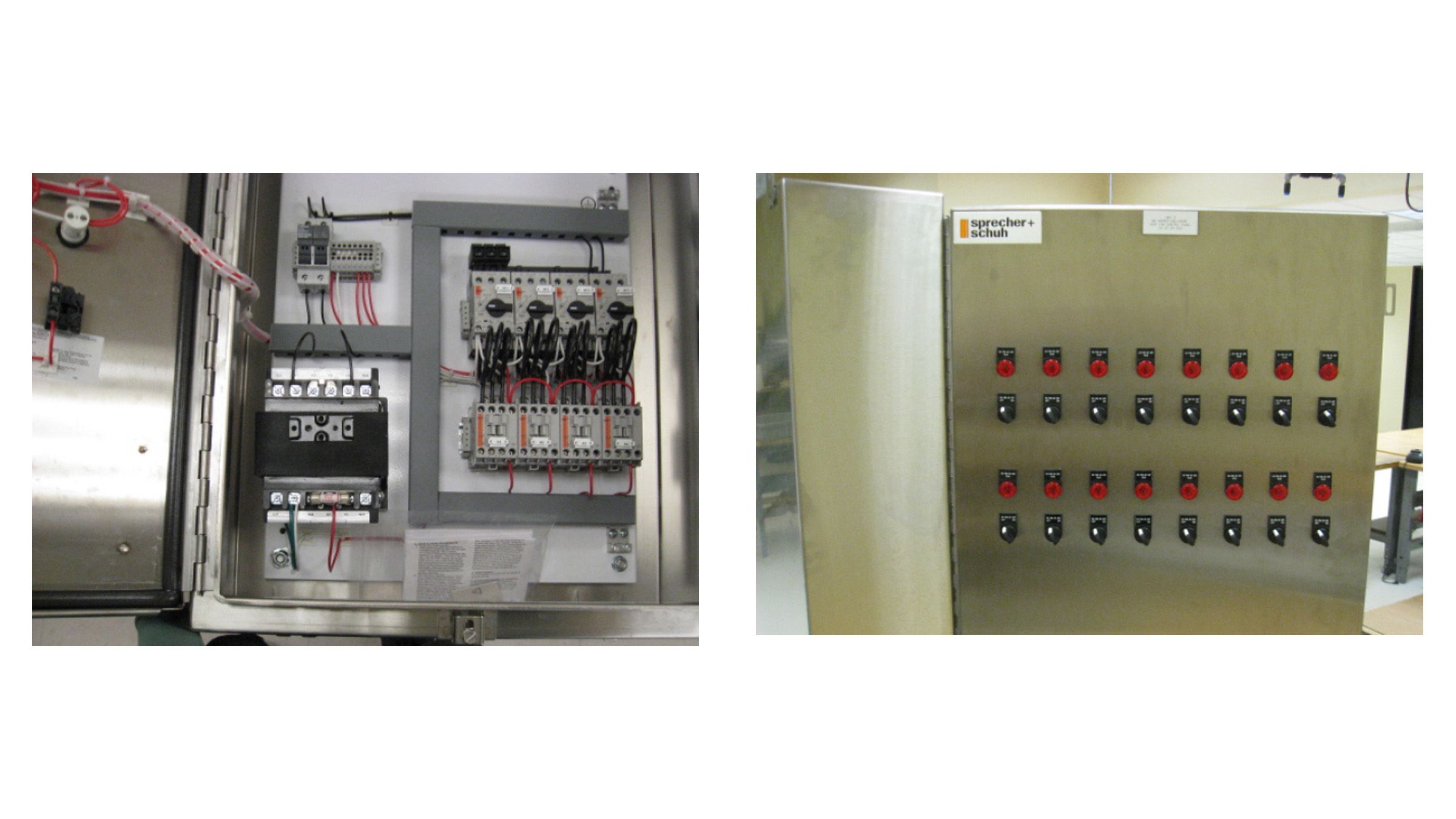 Hobbs multi-motor control panel for steam plant ventilation