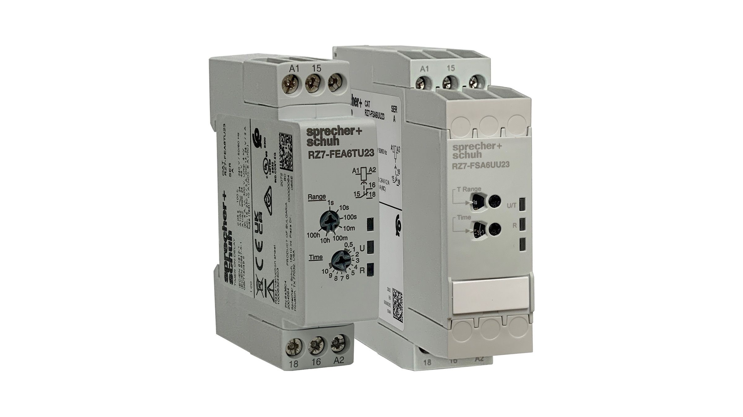 Timing relays with a wide variety of delay options, time ranges and output functions, including a hazardous location relay.