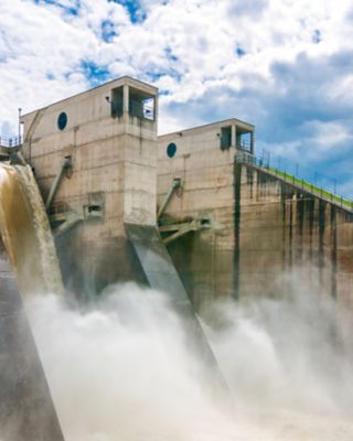 Generación de energía hidroeléctrica