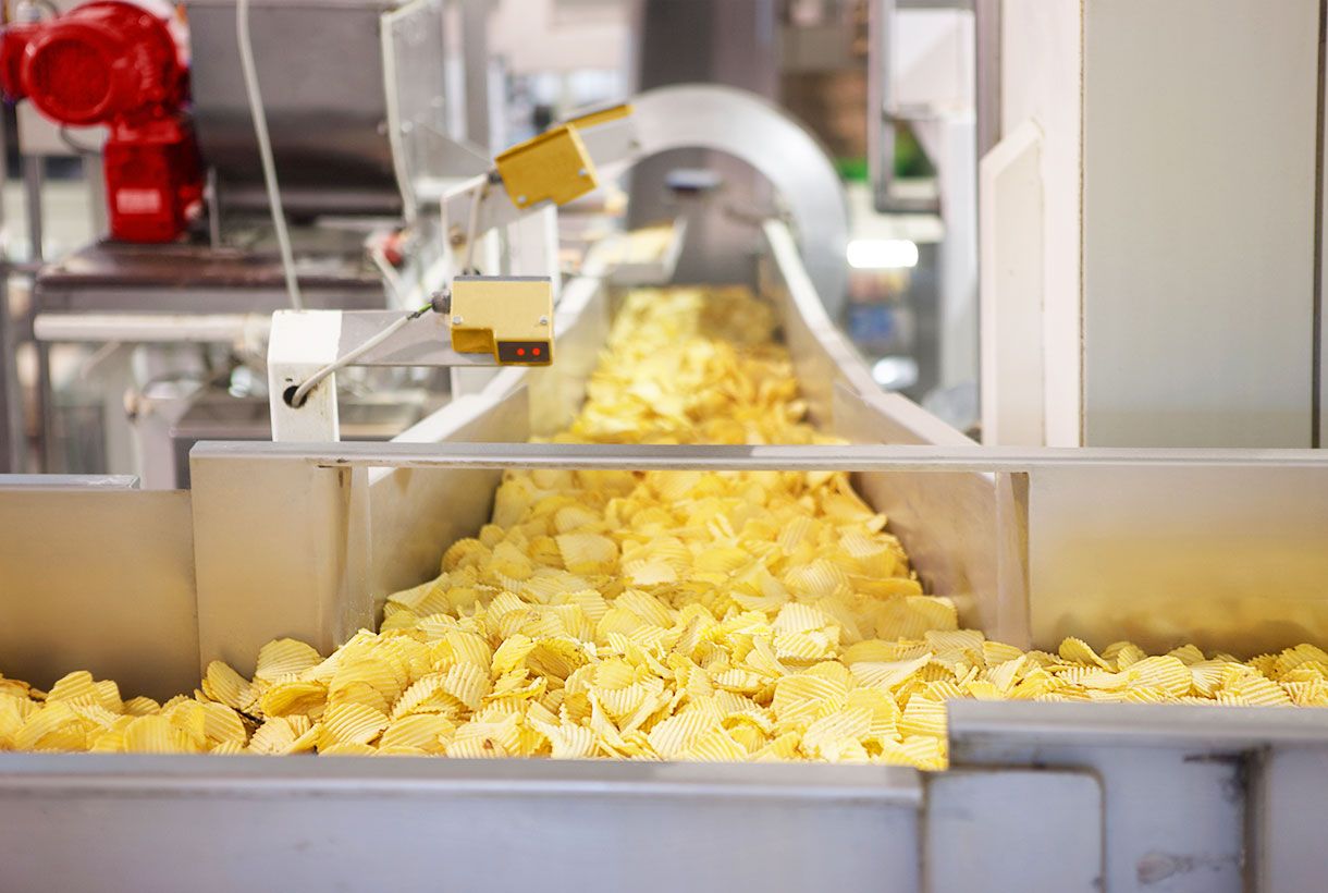 Chips on an assembly line
