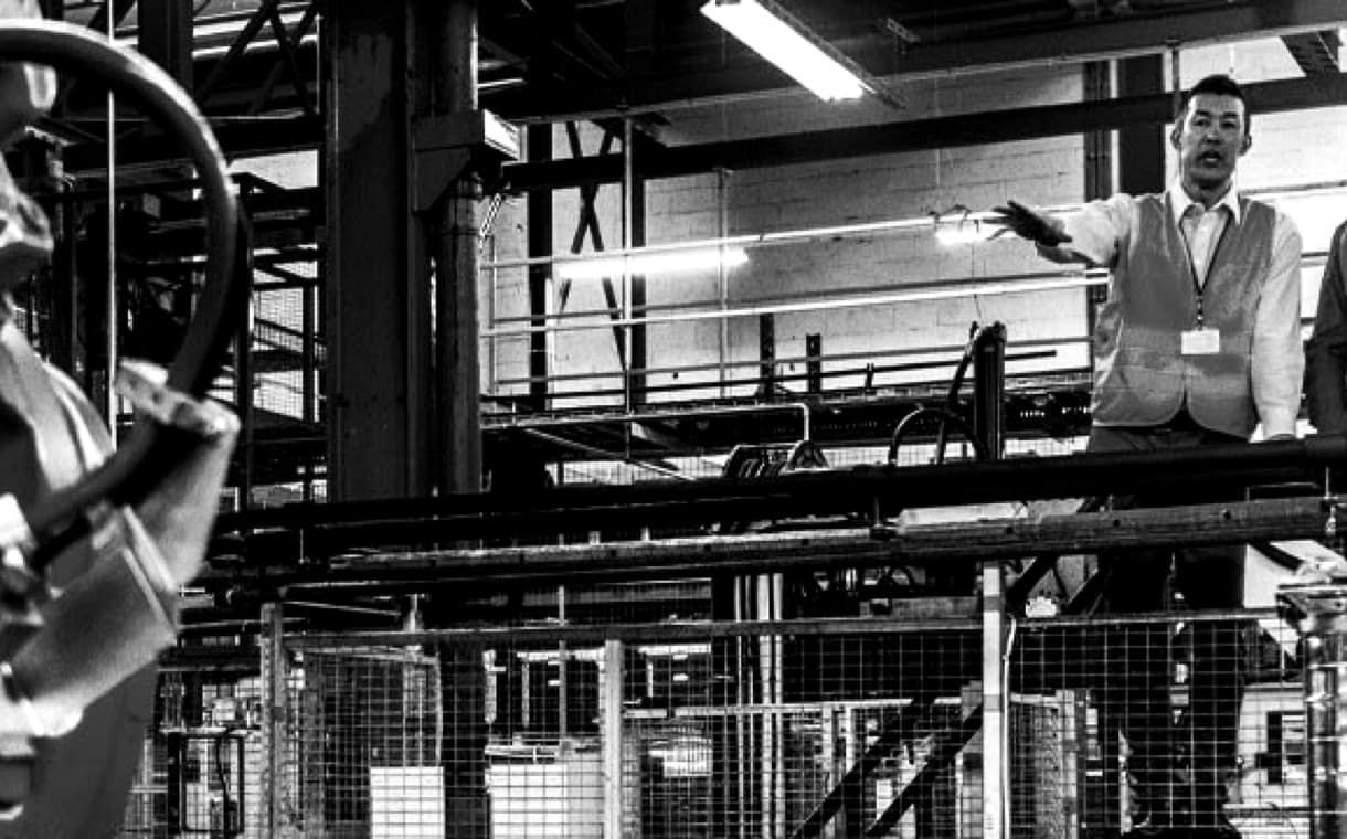 men in factory