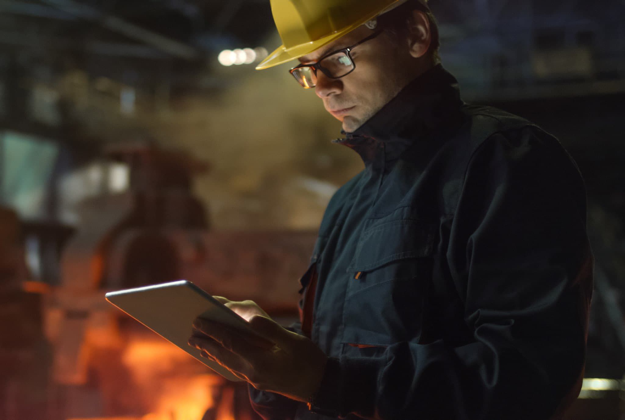 men in factory