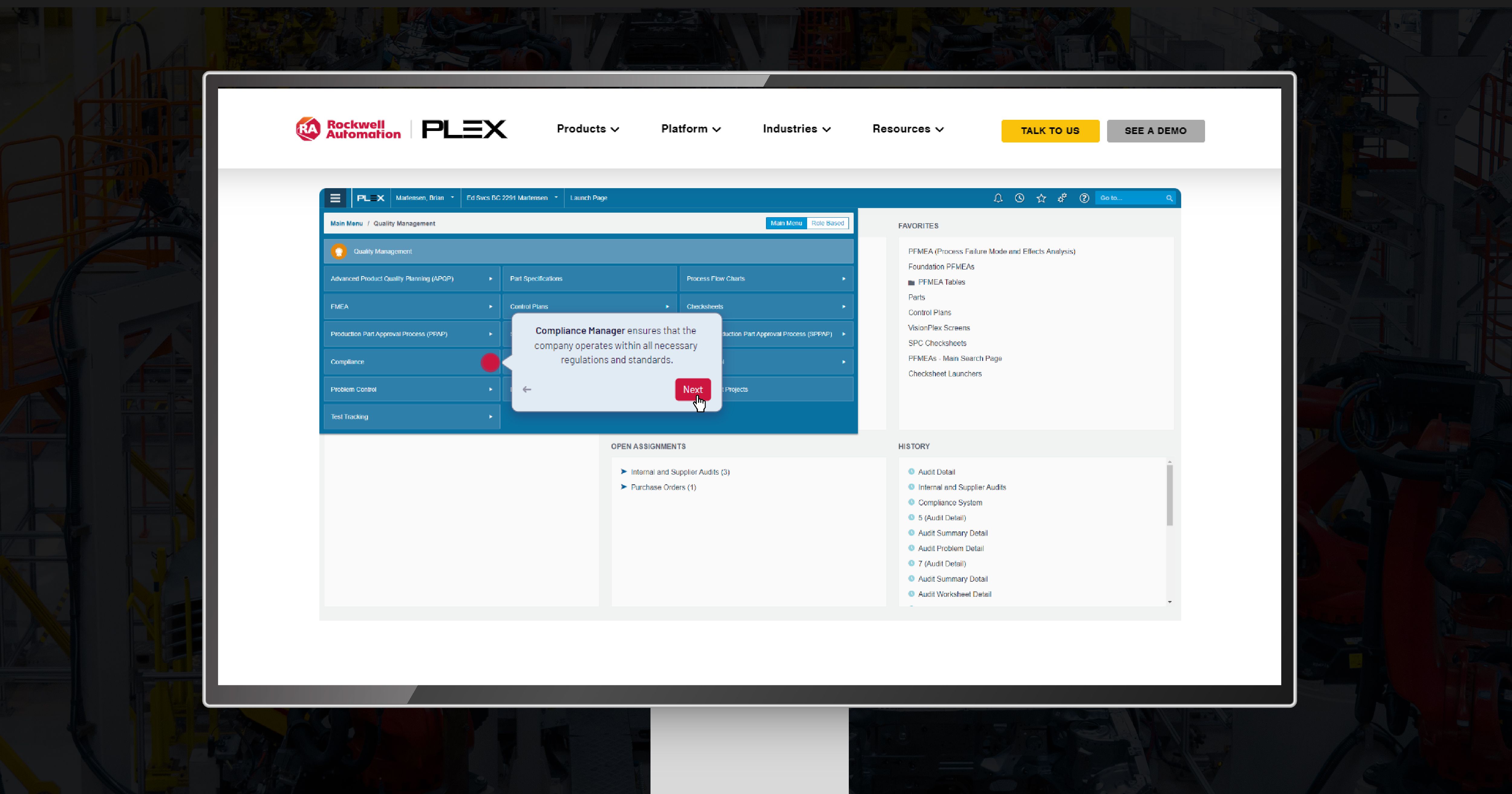 Plex QMS Demo