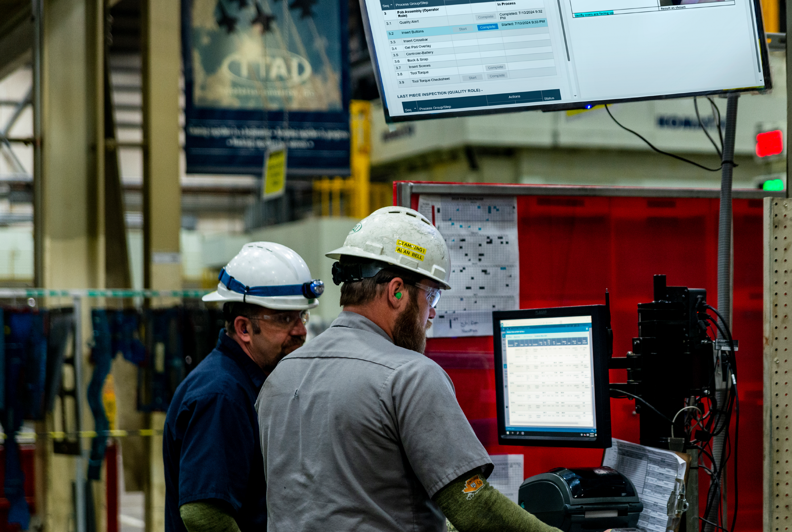 Men in the factory