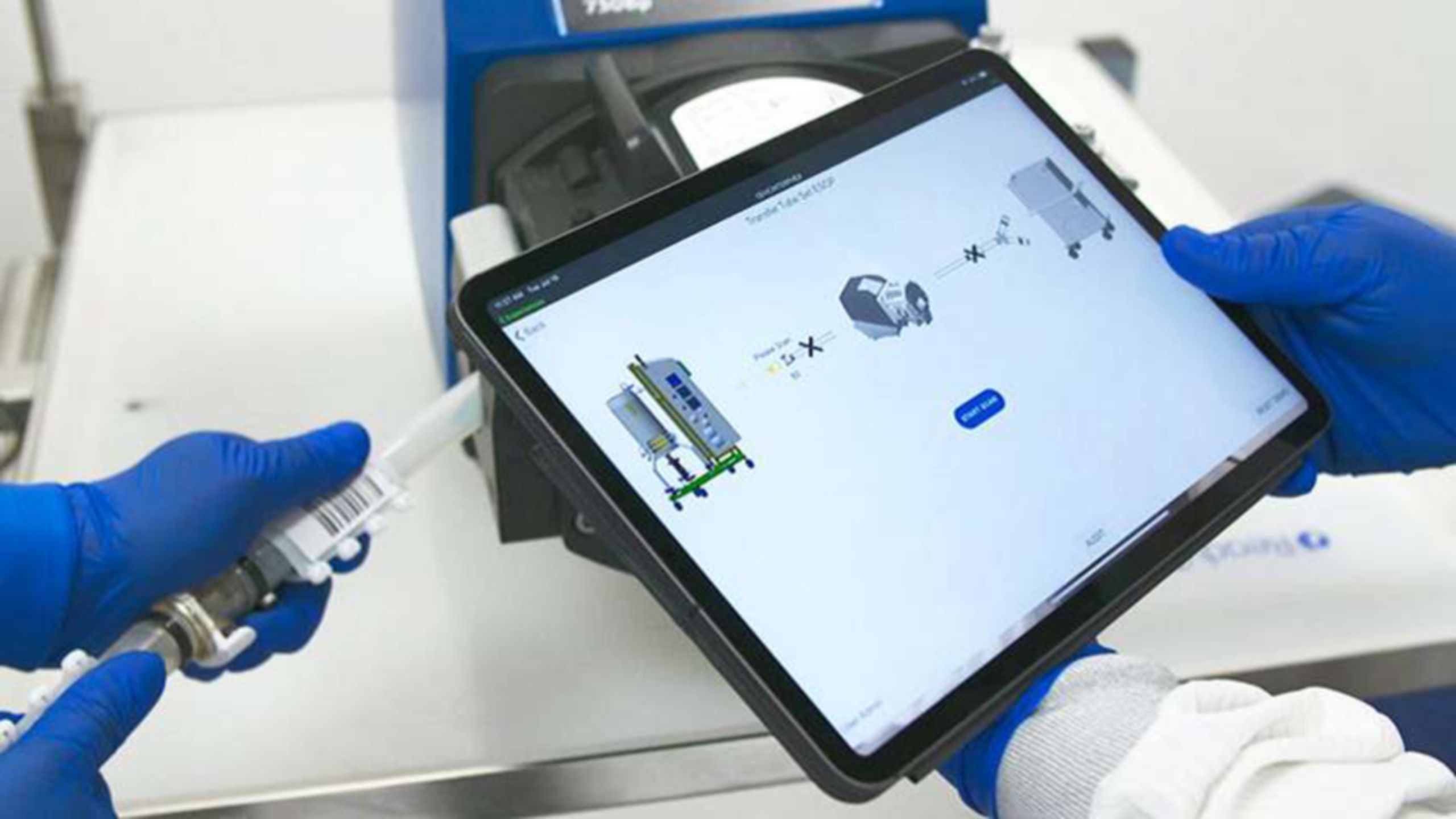 Single Use Bioreactor Augmented Reality Demo